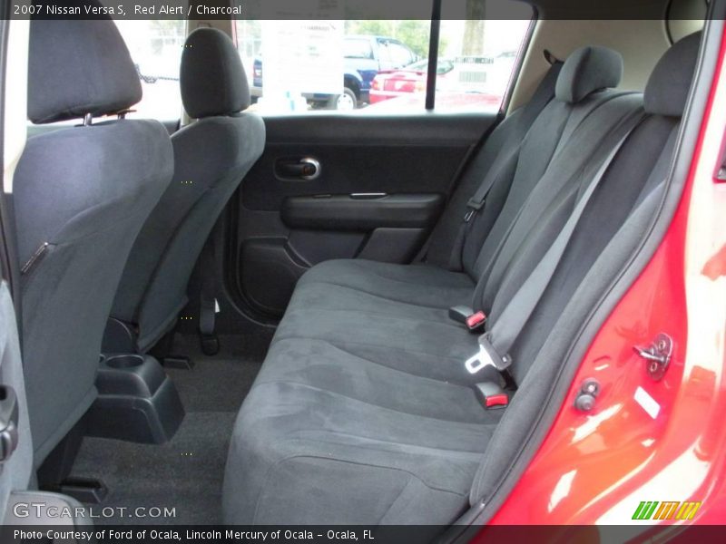 Red Alert / Charcoal 2007 Nissan Versa S