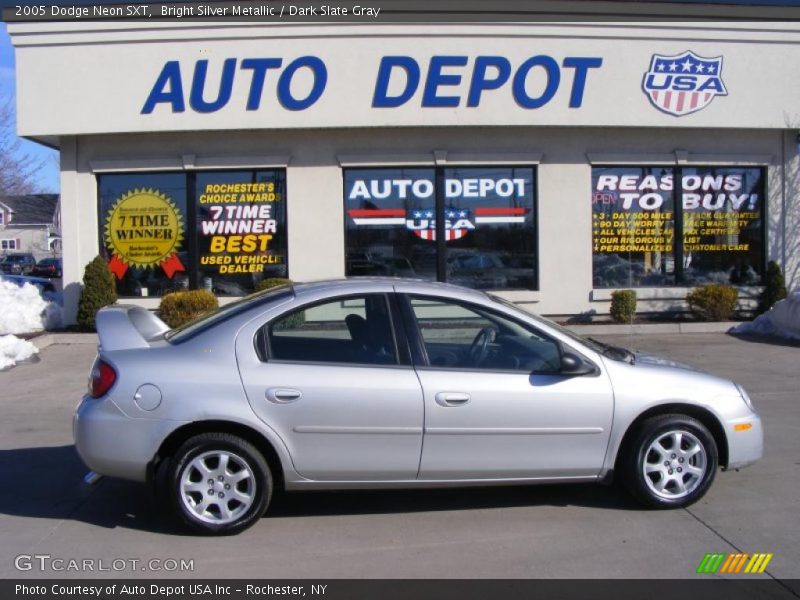 Bright Silver Metallic / Dark Slate Gray 2005 Dodge Neon SXT