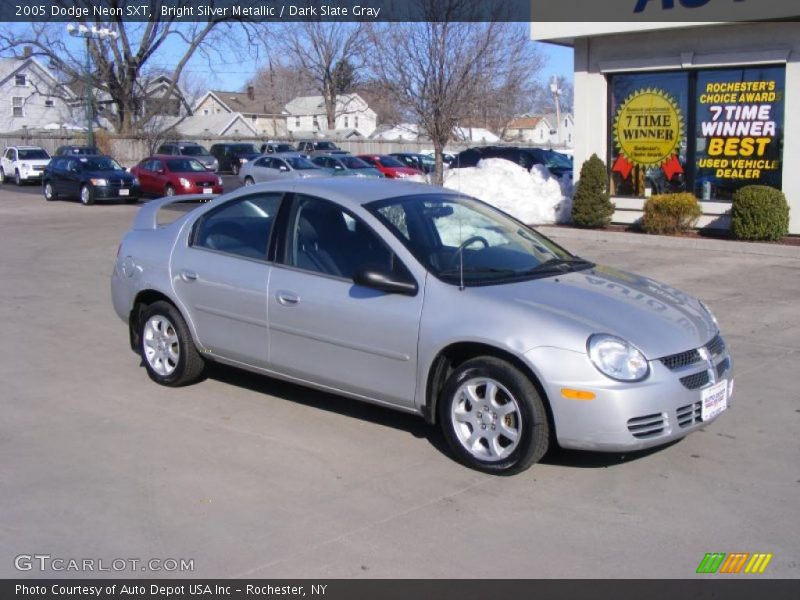 Bright Silver Metallic / Dark Slate Gray 2005 Dodge Neon SXT