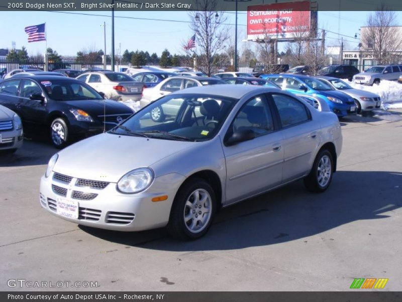 Bright Silver Metallic / Dark Slate Gray 2005 Dodge Neon SXT