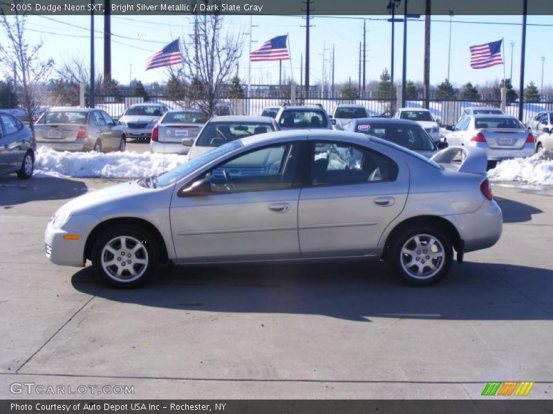 Bright Silver Metallic / Dark Slate Gray 2005 Dodge Neon SXT