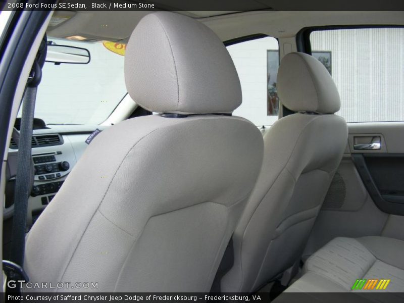 Black / Medium Stone 2008 Ford Focus SE Sedan