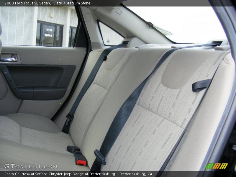 Black / Medium Stone 2008 Ford Focus SE Sedan