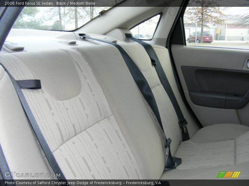 Black / Medium Stone 2008 Ford Focus SE Sedan