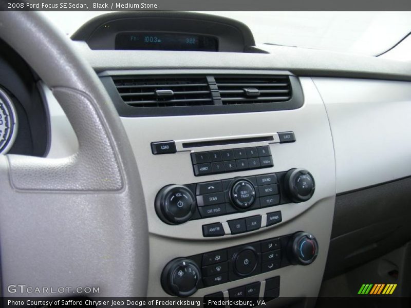 Black / Medium Stone 2008 Ford Focus SE Sedan