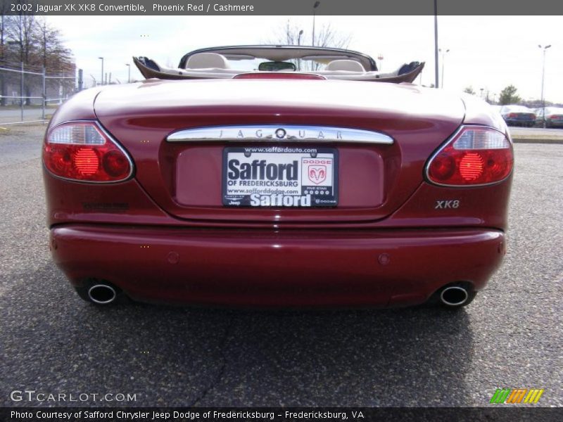 Phoenix Red / Cashmere 2002 Jaguar XK XK8 Convertible
