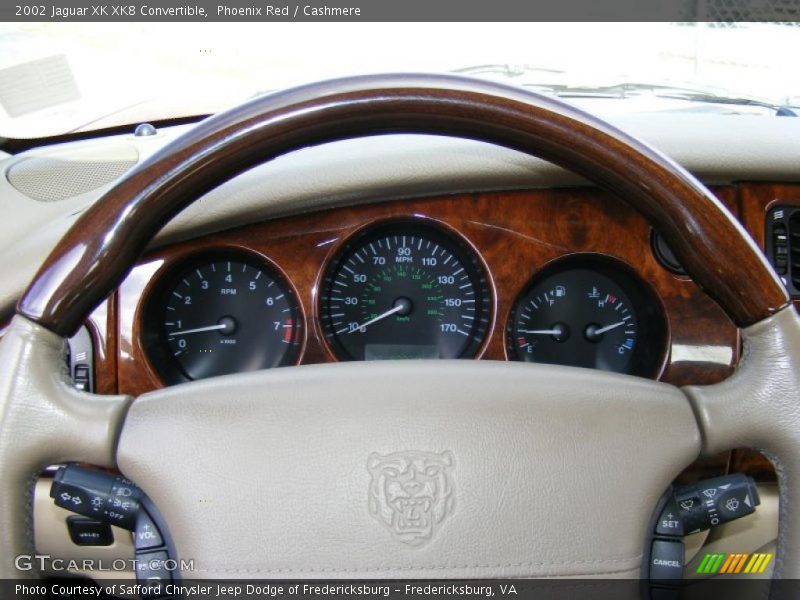 Phoenix Red / Cashmere 2002 Jaguar XK XK8 Convertible