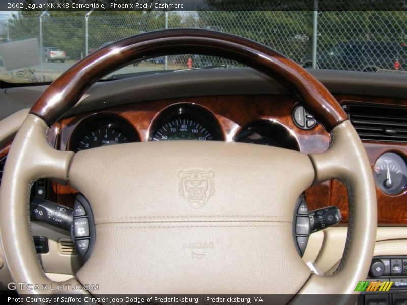 Phoenix Red / Cashmere 2002 Jaguar XK XK8 Convertible