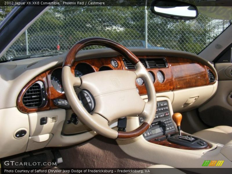 Phoenix Red / Cashmere 2002 Jaguar XK XK8 Convertible