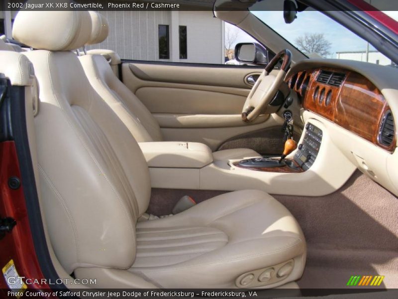 Phoenix Red / Cashmere 2002 Jaguar XK XK8 Convertible