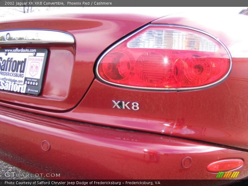 Phoenix Red / Cashmere 2002 Jaguar XK XK8 Convertible