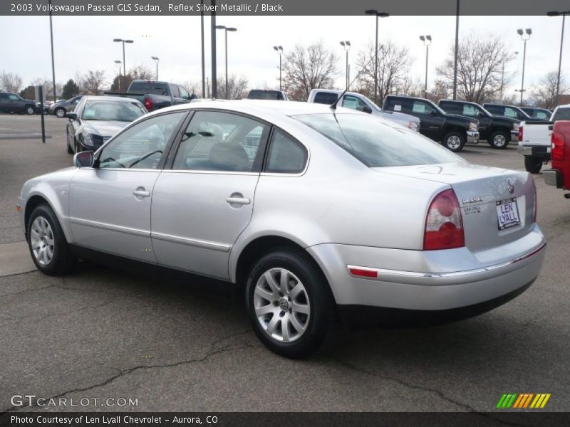 Reflex Silver Metallic / Black 2003 Volkswagen Passat GLS Sedan