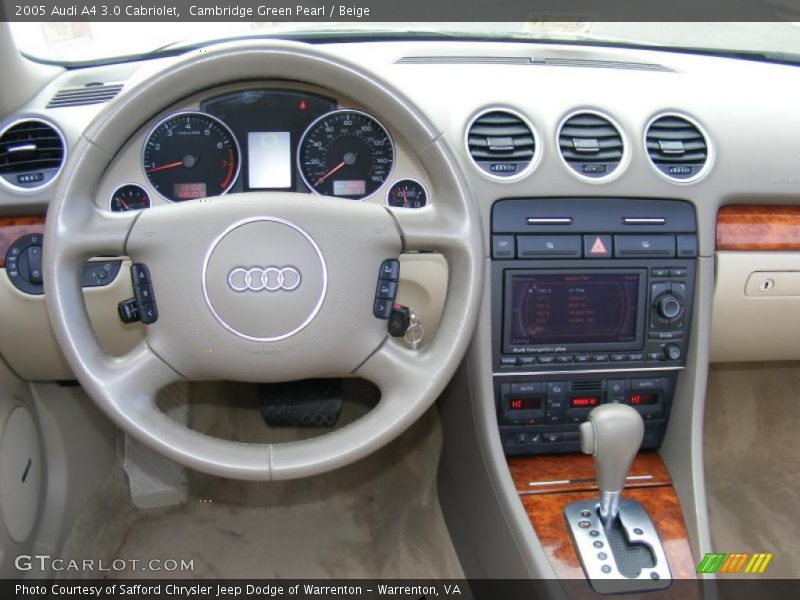 Cambridge Green Pearl / Beige 2005 Audi A4 3.0 Cabriolet