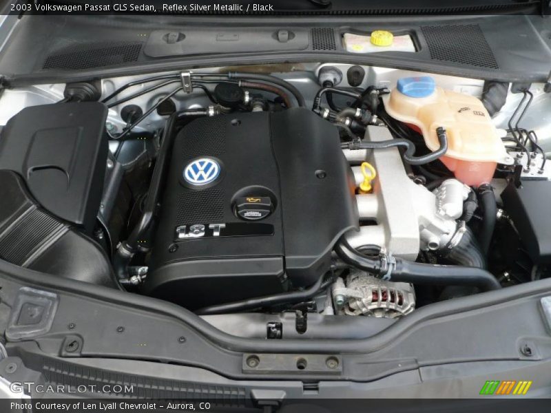 Reflex Silver Metallic / Black 2003 Volkswagen Passat GLS Sedan