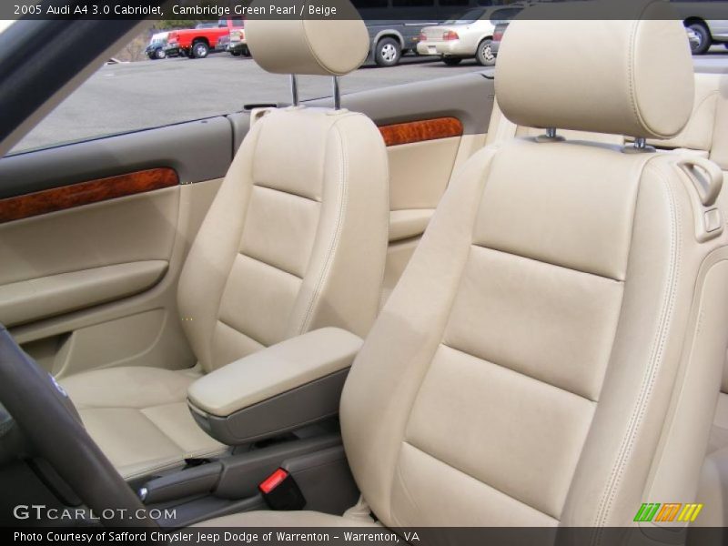 Cambridge Green Pearl / Beige 2005 Audi A4 3.0 Cabriolet
