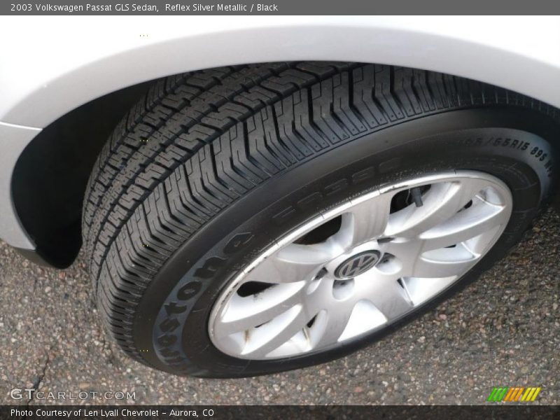 Reflex Silver Metallic / Black 2003 Volkswagen Passat GLS Sedan