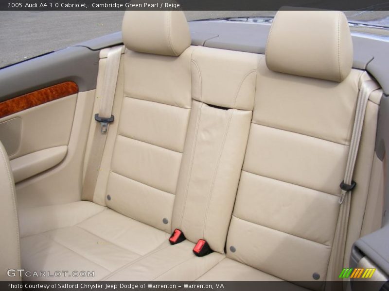 Cambridge Green Pearl / Beige 2005 Audi A4 3.0 Cabriolet
