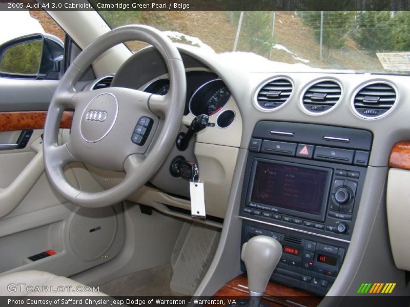Cambridge Green Pearl / Beige 2005 Audi A4 3.0 Cabriolet