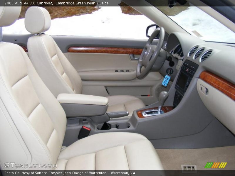 Cambridge Green Pearl / Beige 2005 Audi A4 3.0 Cabriolet