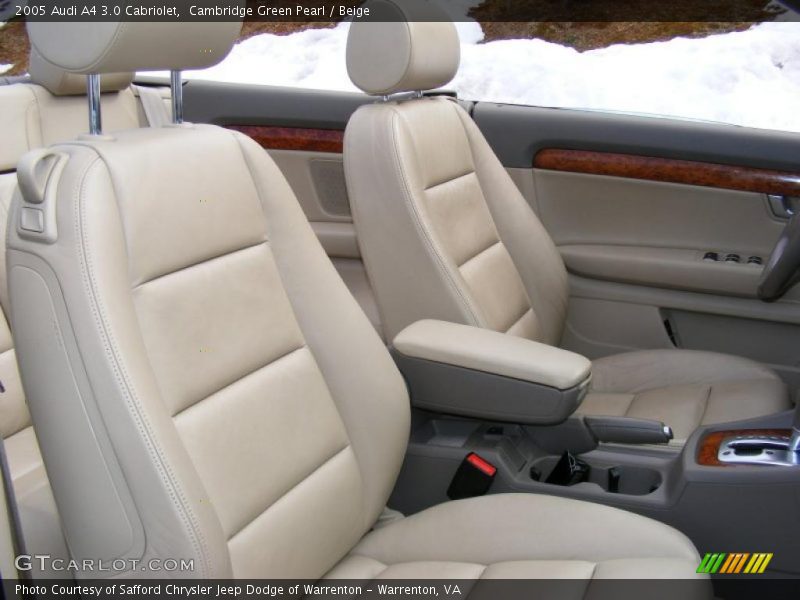 Cambridge Green Pearl / Beige 2005 Audi A4 3.0 Cabriolet