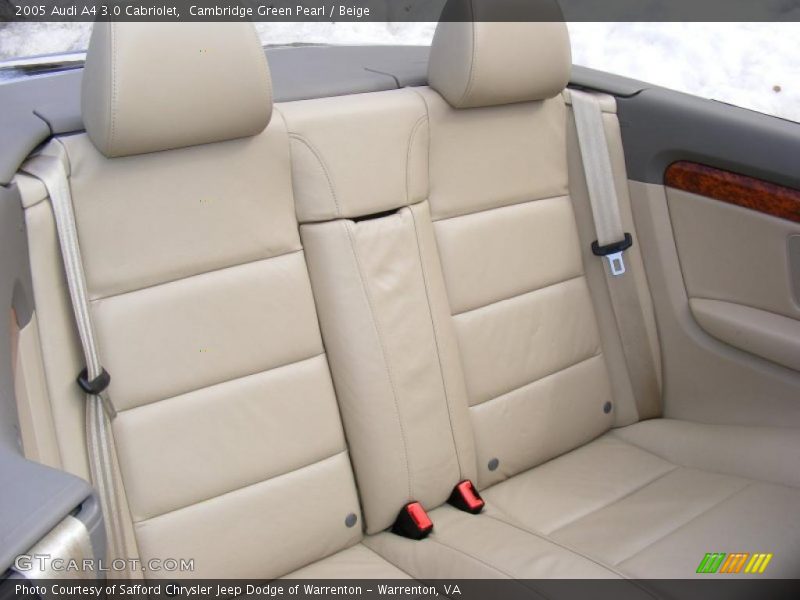Cambridge Green Pearl / Beige 2005 Audi A4 3.0 Cabriolet