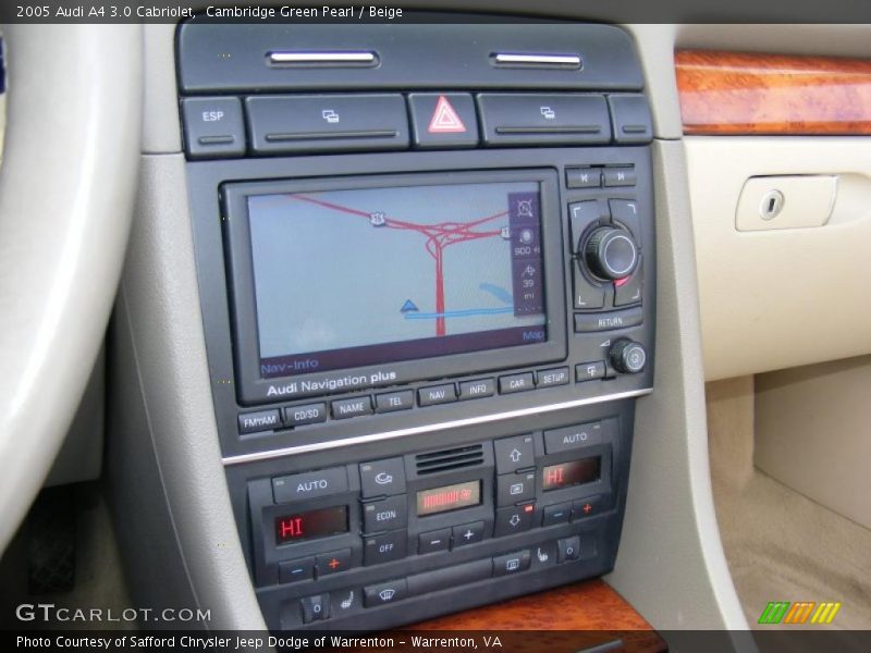 Cambridge Green Pearl / Beige 2005 Audi A4 3.0 Cabriolet