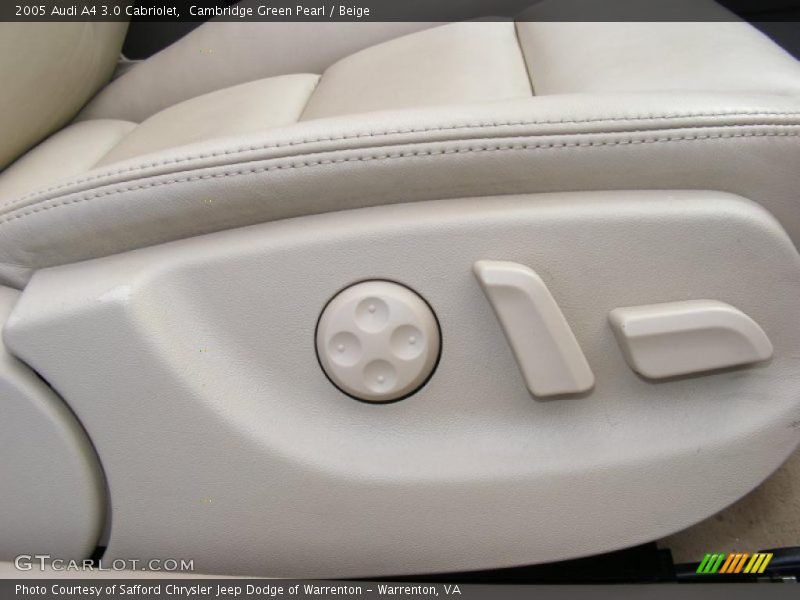 Cambridge Green Pearl / Beige 2005 Audi A4 3.0 Cabriolet