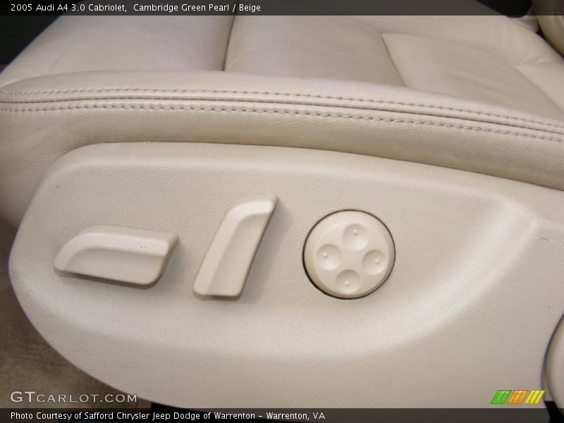 Cambridge Green Pearl / Beige 2005 Audi A4 3.0 Cabriolet