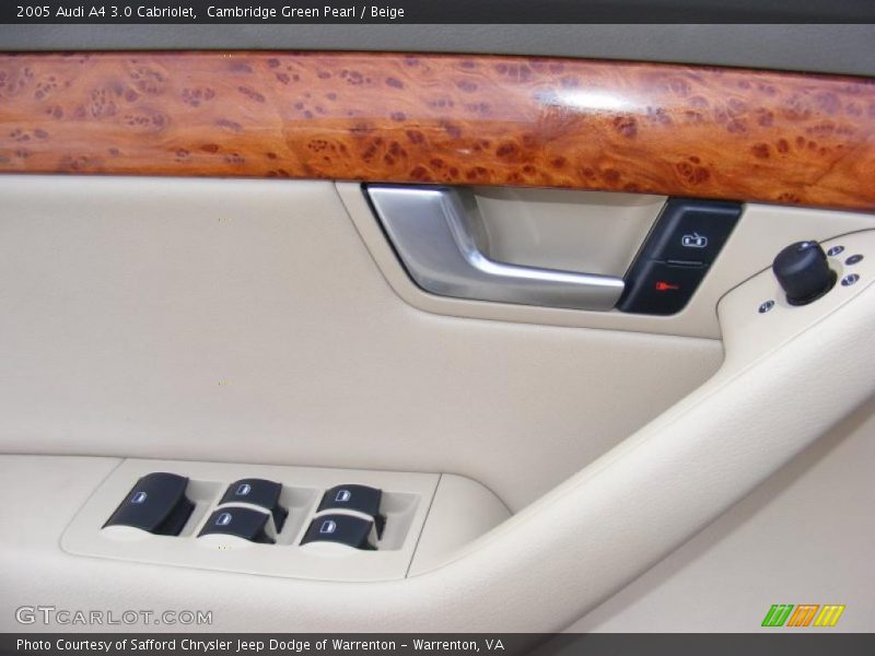 Cambridge Green Pearl / Beige 2005 Audi A4 3.0 Cabriolet