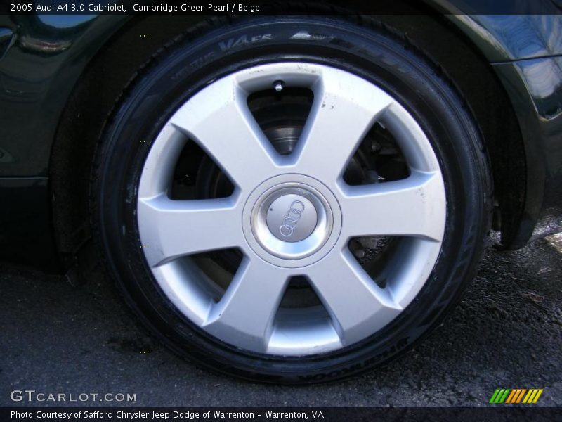 Cambridge Green Pearl / Beige 2005 Audi A4 3.0 Cabriolet
