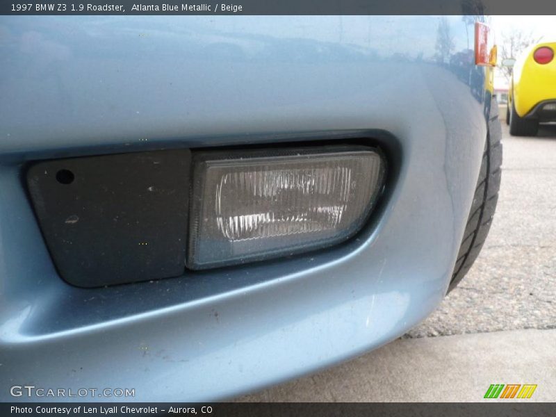 Atlanta Blue Metallic / Beige 1997 BMW Z3 1.9 Roadster