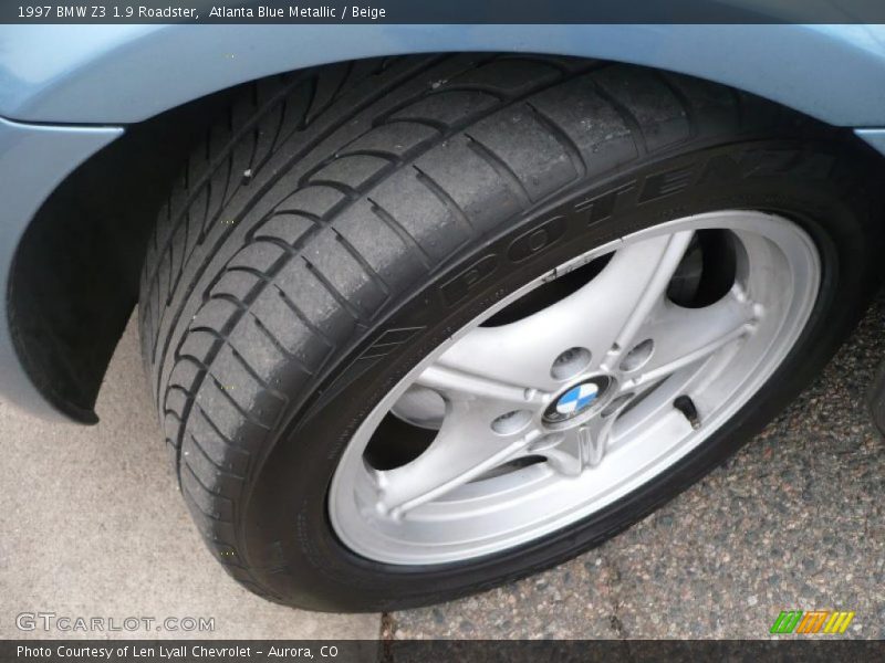Atlanta Blue Metallic / Beige 1997 BMW Z3 1.9 Roadster