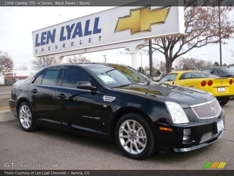 Black Raven / Ebony 2008 Cadillac STS -V Series