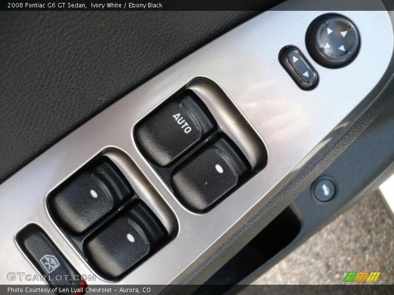 Ivory White / Ebony Black 2008 Pontiac G6 GT Sedan