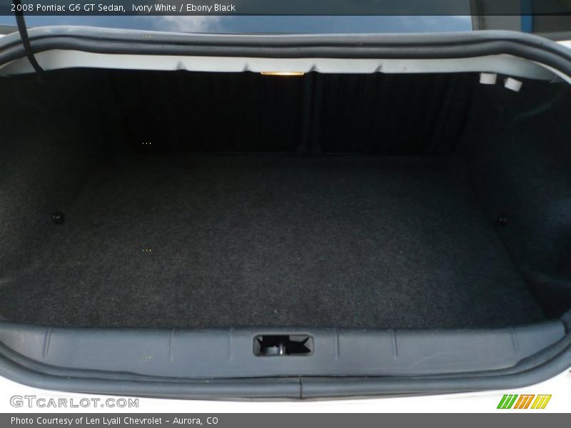 Ivory White / Ebony Black 2008 Pontiac G6 GT Sedan