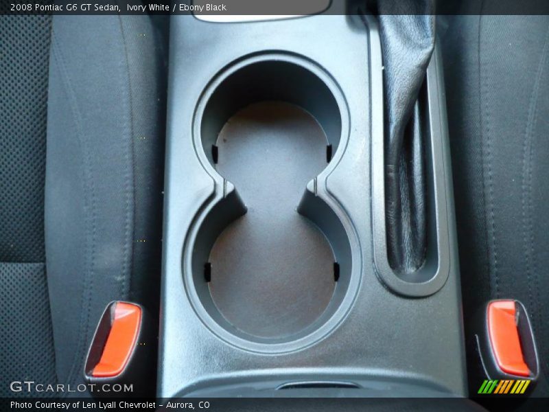 Ivory White / Ebony Black 2008 Pontiac G6 GT Sedan