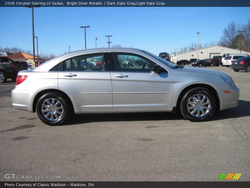 Bright Silver Metallic / Dark Slate Gray/Light Slate Gray 2008 Chrysler Sebring LX Sedan