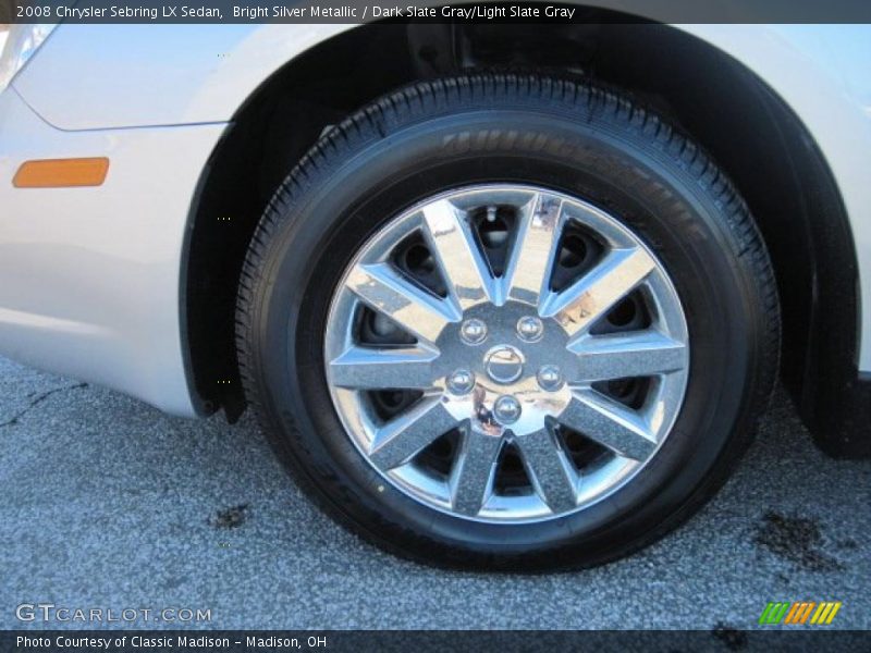 Bright Silver Metallic / Dark Slate Gray/Light Slate Gray 2008 Chrysler Sebring LX Sedan