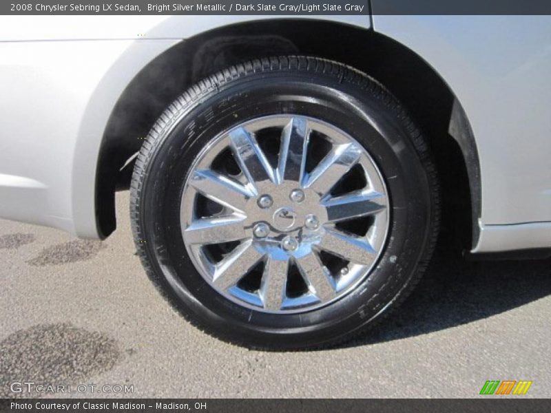 Bright Silver Metallic / Dark Slate Gray/Light Slate Gray 2008 Chrysler Sebring LX Sedan