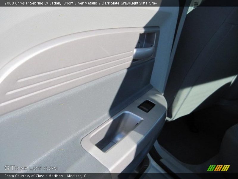 Bright Silver Metallic / Dark Slate Gray/Light Slate Gray 2008 Chrysler Sebring LX Sedan