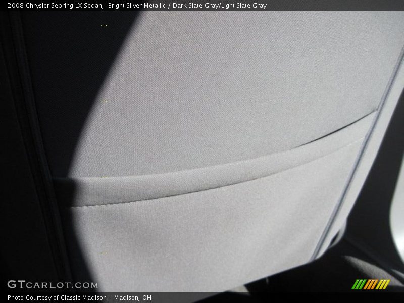 Bright Silver Metallic / Dark Slate Gray/Light Slate Gray 2008 Chrysler Sebring LX Sedan