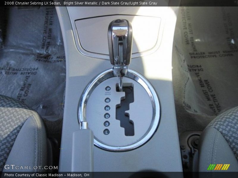 Bright Silver Metallic / Dark Slate Gray/Light Slate Gray 2008 Chrysler Sebring LX Sedan