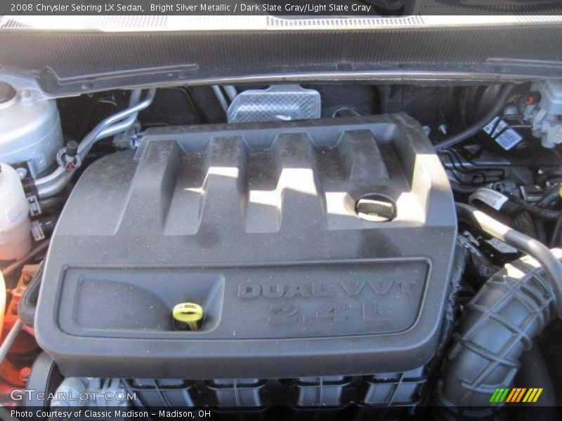 Bright Silver Metallic / Dark Slate Gray/Light Slate Gray 2008 Chrysler Sebring LX Sedan