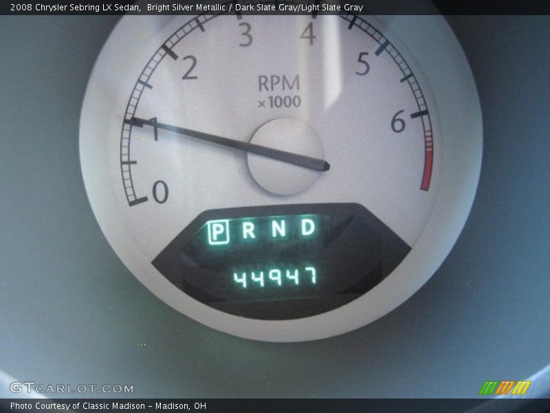 Bright Silver Metallic / Dark Slate Gray/Light Slate Gray 2008 Chrysler Sebring LX Sedan