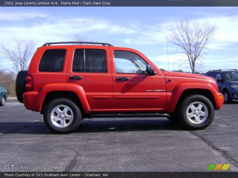 Flame Red / Dark Slate Gray 2002 Jeep Liberty Limited 4x4