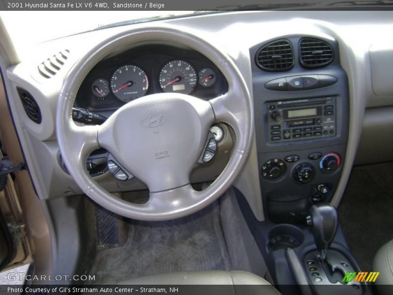 Sandstone / Beige 2001 Hyundai Santa Fe LX V6 4WD
