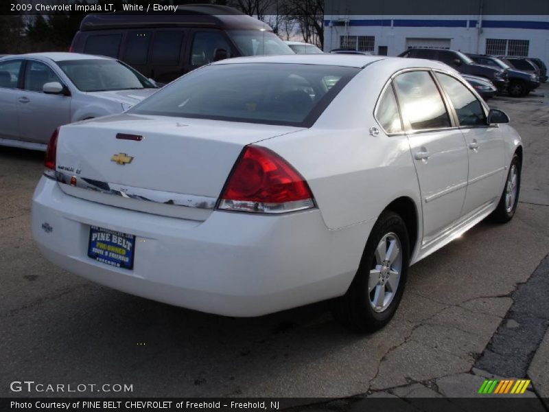 White / Ebony 2009 Chevrolet Impala LT