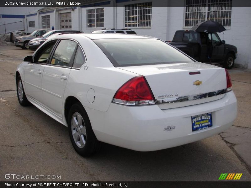 White / Ebony 2009 Chevrolet Impala LT