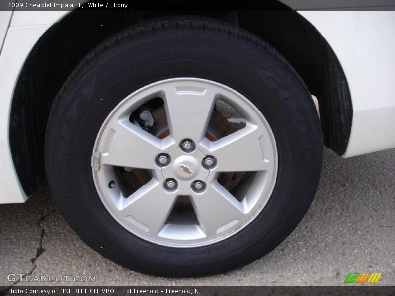 White / Ebony 2009 Chevrolet Impala LT