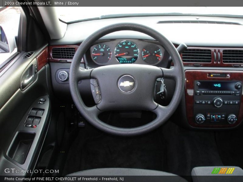 White / Ebony 2009 Chevrolet Impala LT